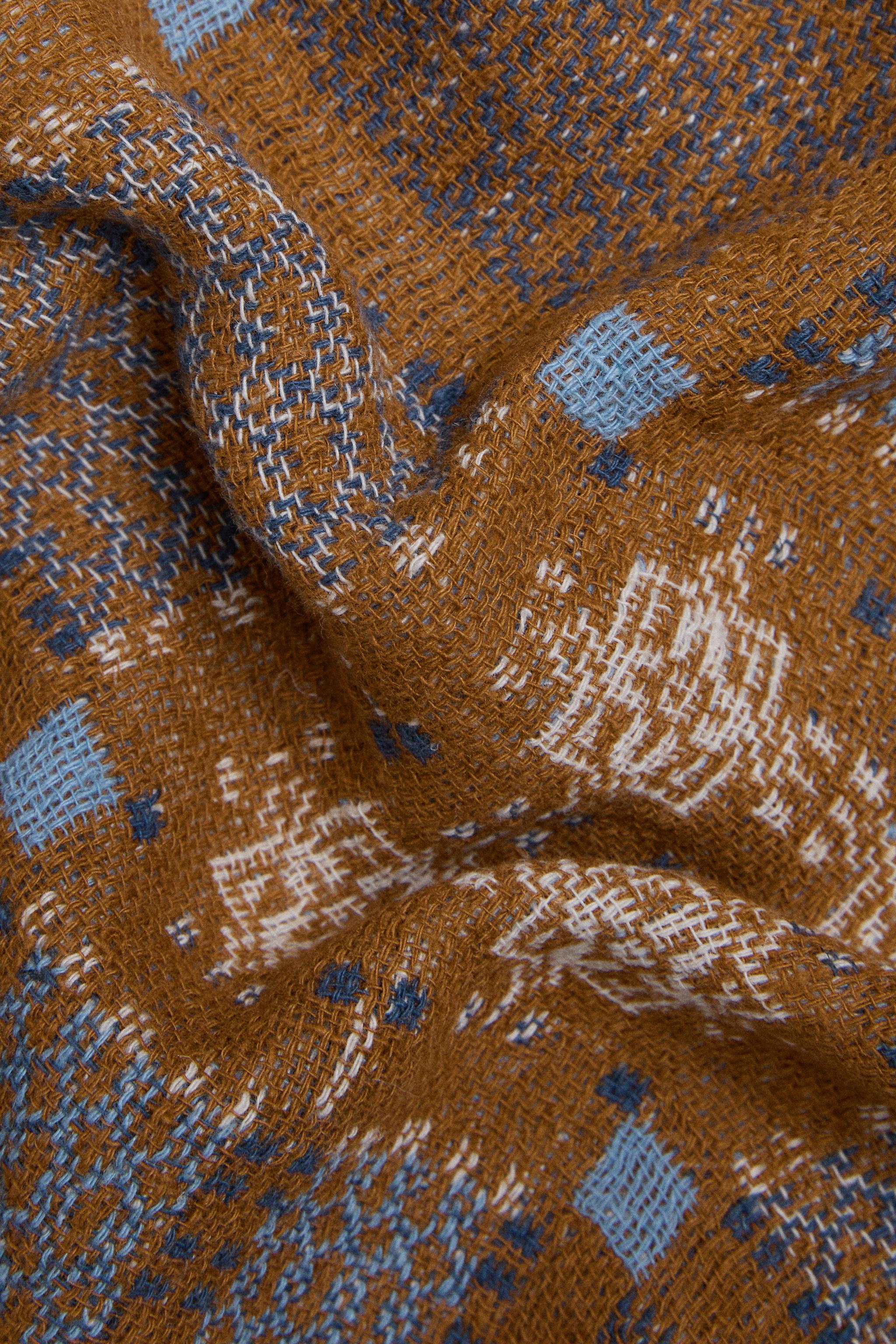 COUVERTURE MOTIF GÉOMÉTRIQUE